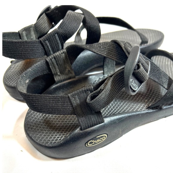 Chaco Z/1 Adjustable Classic Strap Black Sandals for Men Sz 10 Orthotic Support - Picture 3 of 14